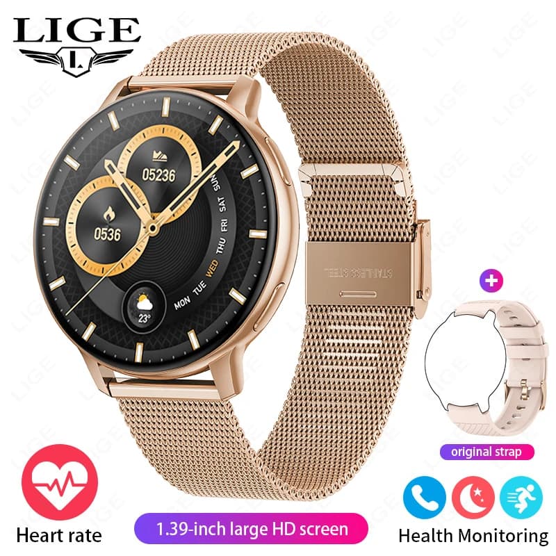 Smartwatch Sportivo Donna/Uomo con Schermo Full Touch 1.39 Pollici, Chiamate Bluetooth, Monitoraggio Frequenza Cardiaca, Impermeabile IP67 - Nuovo Modello 2026