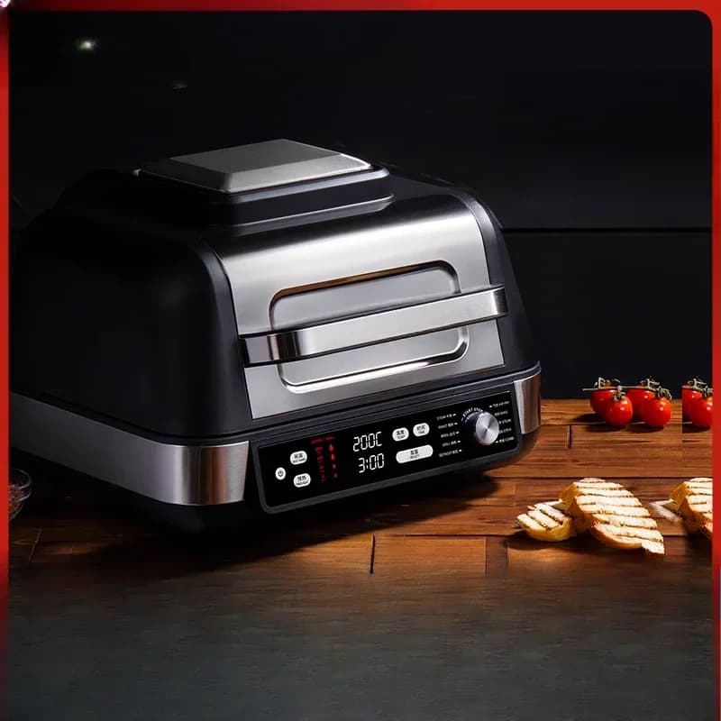 Air fryer household double heat source no-turning large capacity 2024 new multi-functional cooking pot