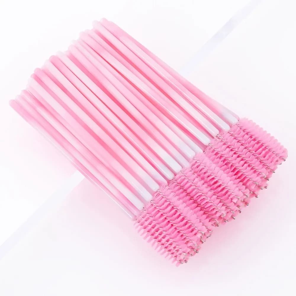 50 Pz/set Use And Drop Eyebrow Eyebrow Brushes Extension Tools Mascara Eyelashes Applied Spooler Cosmetic Eyelashes