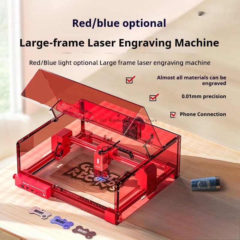 Incisore Laser da Tavolo per Incisione, Forniture per Ufficio, Incisore Laser Multifunzionale per Aziende, Macchina per Scultura MH50DKJ