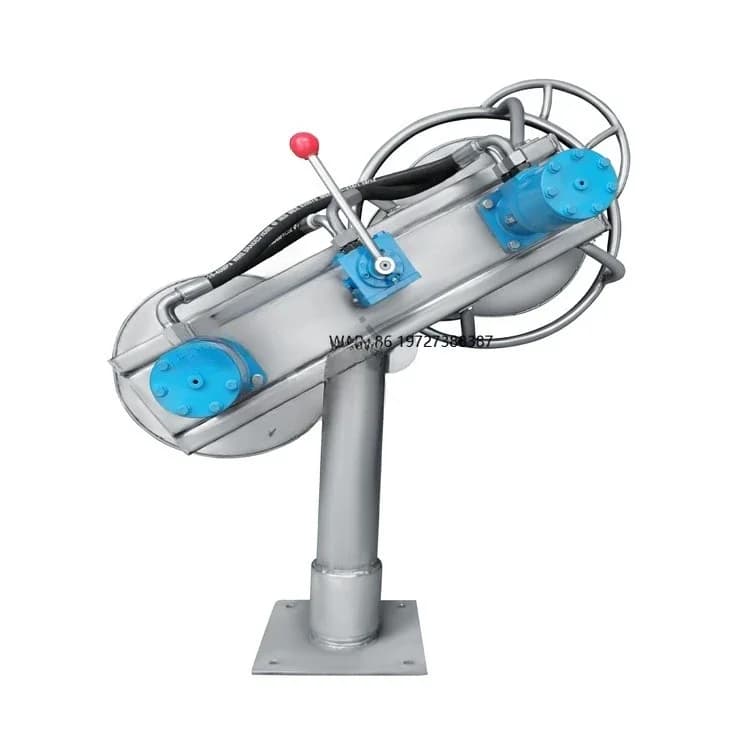 Double motor double wheel hydraulic fishing net transporter