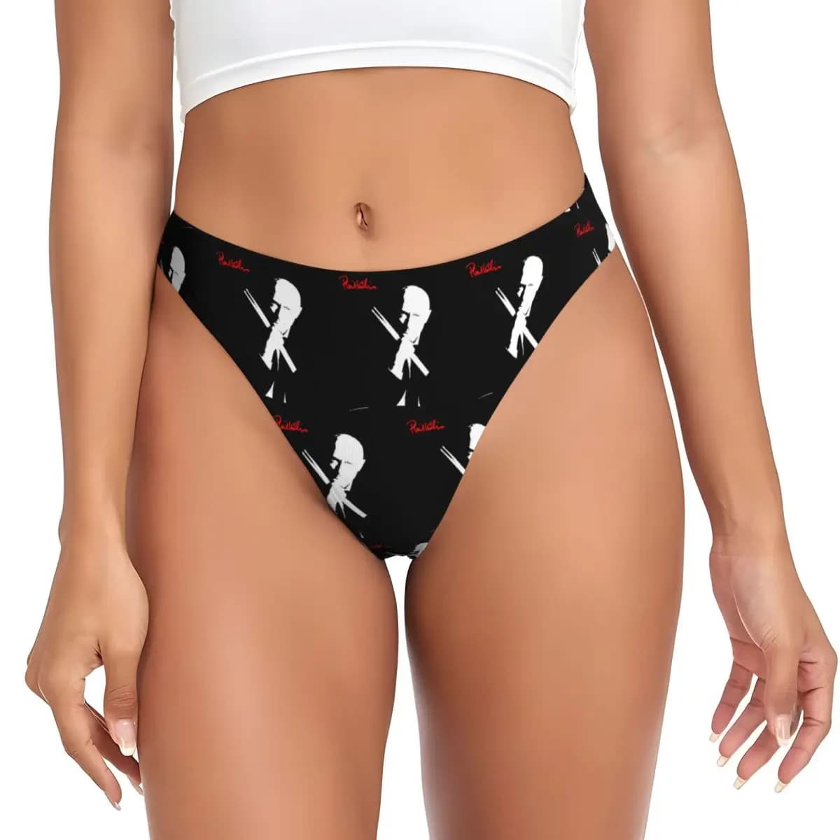 Slip G-string Personalizzati Phil Collins, Mutandine Traspiranti Elasticizzate per Donne, Biancheria Intima Confortevole