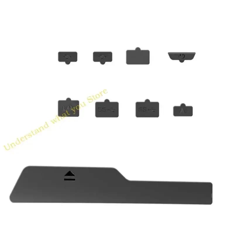 J60A 9 pezzi console gioco protezione antipolvere in gomma tappo antipolvere per 5 copertura antipolvere accessori da nero
