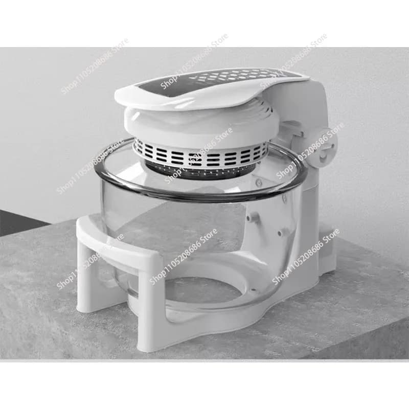 For glass air fryer, smoke-free domestic electric fryer, multifunctional wave stove, visual machine for fries