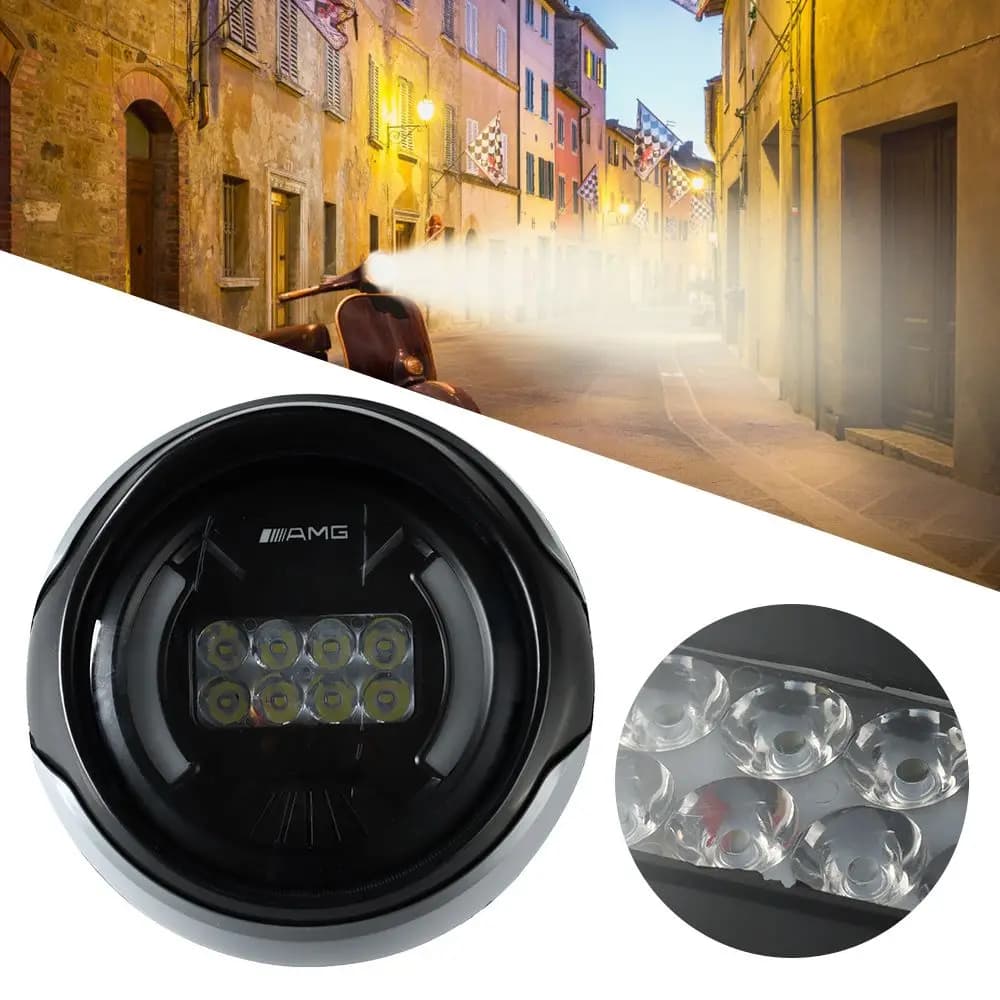 3 Wires Easy Connector Waterproof E-bike LED Headlight Lighting Accessories retrofit electric tricycle parts