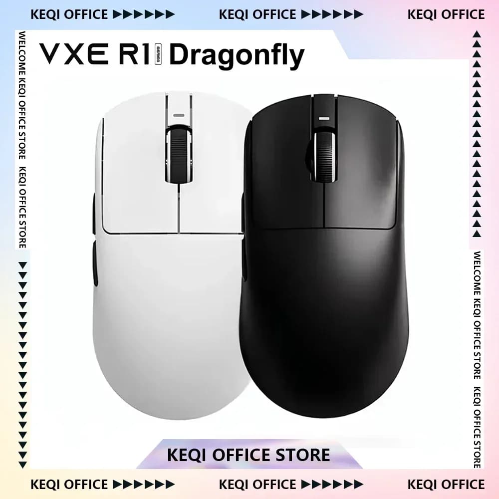 ATK Vxe Dragonfly R1 Se Pro Max Mouse Mouse da gioco Bluetooth senza fili Paw3395 Accessori da gioco per PC leggeri Mouse personalizzati