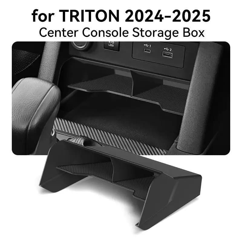 Per 24/25 Mitsubishi L200/Triton Auto Scatola di Immagazzinaggio di Controllo Centrale Auto Console Centrale Organizzatore Scatola di Forniture Per Interni Auto