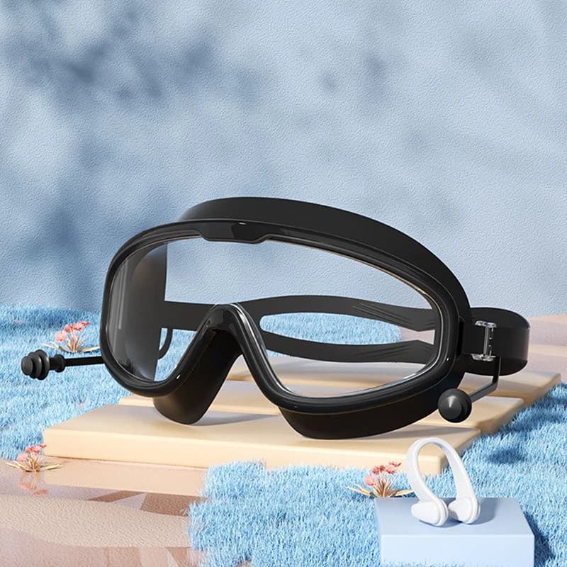 1pc Large Frame Swimming Goggles For Adults Kids High Quality Antifog Swim Glasses Waterproof HD Swim Eyewear Swim Equipment