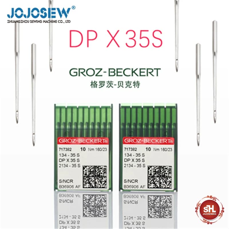 Aghi per Macchine da Cucire Industriali Groz-Beckert DPx35S 134-35S, 100 Pezzi/Lotto, JOJOSEW/134-35S/2134-35S
