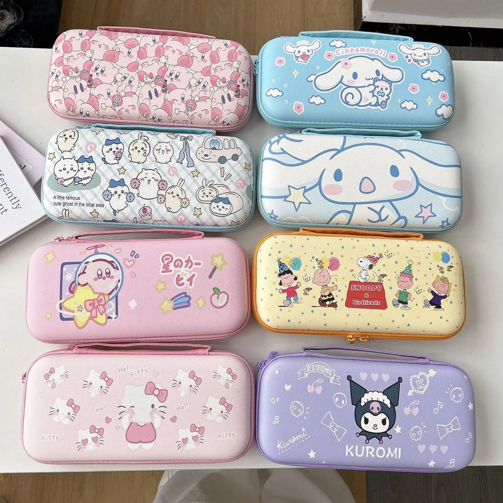 Borsa portaoggetti Switch2 in pelle cartoon, borsa con cordino portatile per console di gioco Nintendo NS2, scatola portaoggetti Switch2