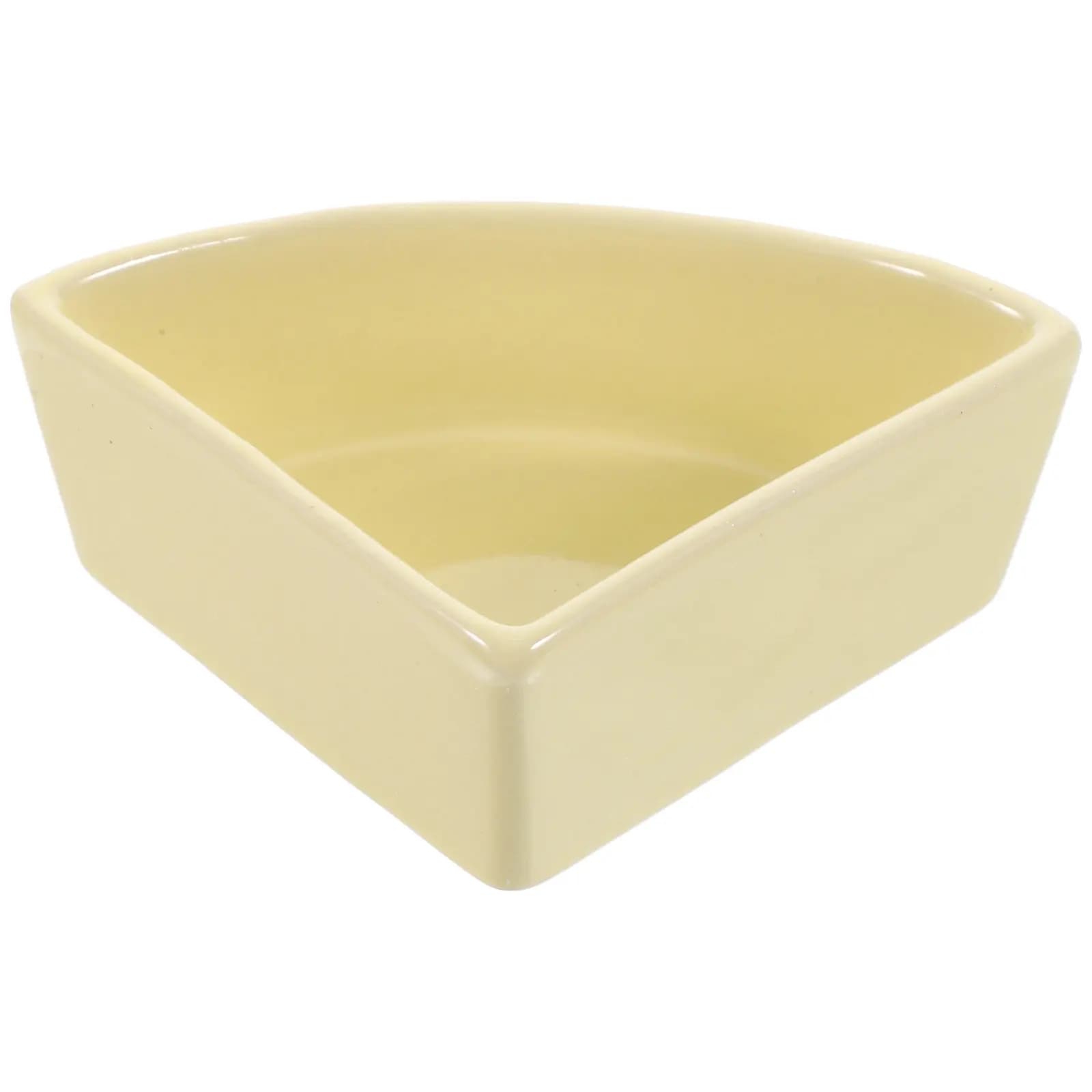 Ciotola per Acqua per Animali Domestici, in Ceramica, Resistente ai Morsi, Base Pesante, Contenitore per Cibo e Acqua, Accessori per Piccoli Animali