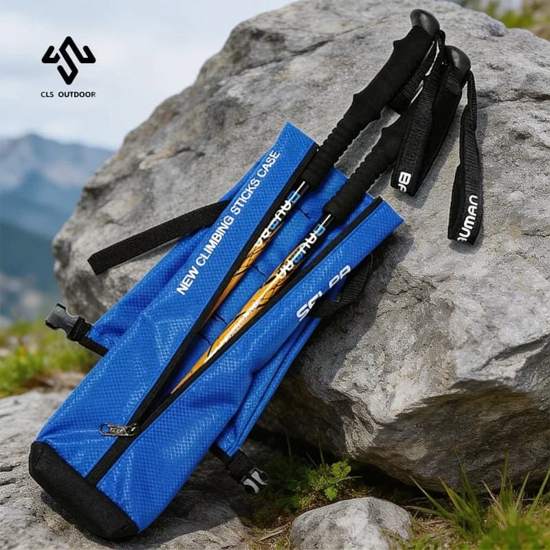 Borsa Porta Bastoncini da Trekking Coreana Selpa, Custodia Pieghevole Portatile per Bastoncini da Escursionismo, Design Intuitivo