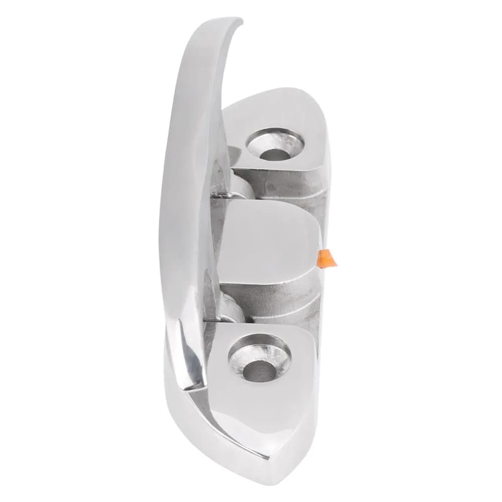 Fastener Included 316 Stainless Steel Marine Boat Cleat 4‑1/2" Size Flip Up Flip Up Cleat Folding Rope Cleat Marine Dock