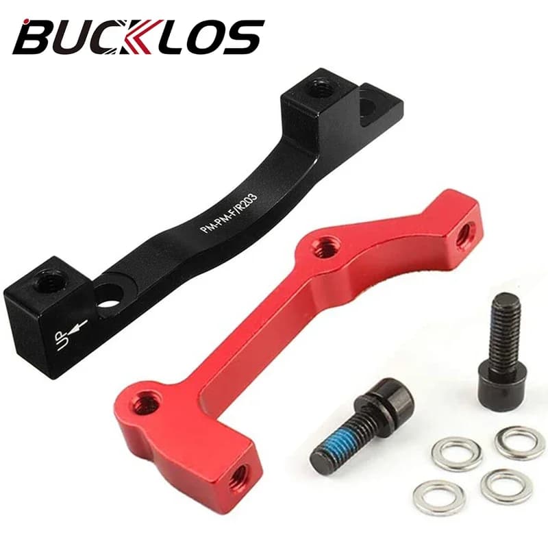BUCKLOS Adattatore Freno A Disco Bici IS/PM 180/203mm Rotore Freno Della Bicicletta Pinza In Lega di Alluminio Anteriore Adattatore Freno Posteriore Parte di bicicletta