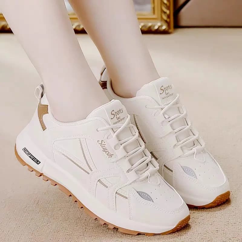 Sneakers da Donna Stile Dad, Leggere con Suola Morbida Antiscivolo, Scarpe Casual da Corsa Versatili, Low Top Business Casual con Soletta in EVA e Suola in PVC