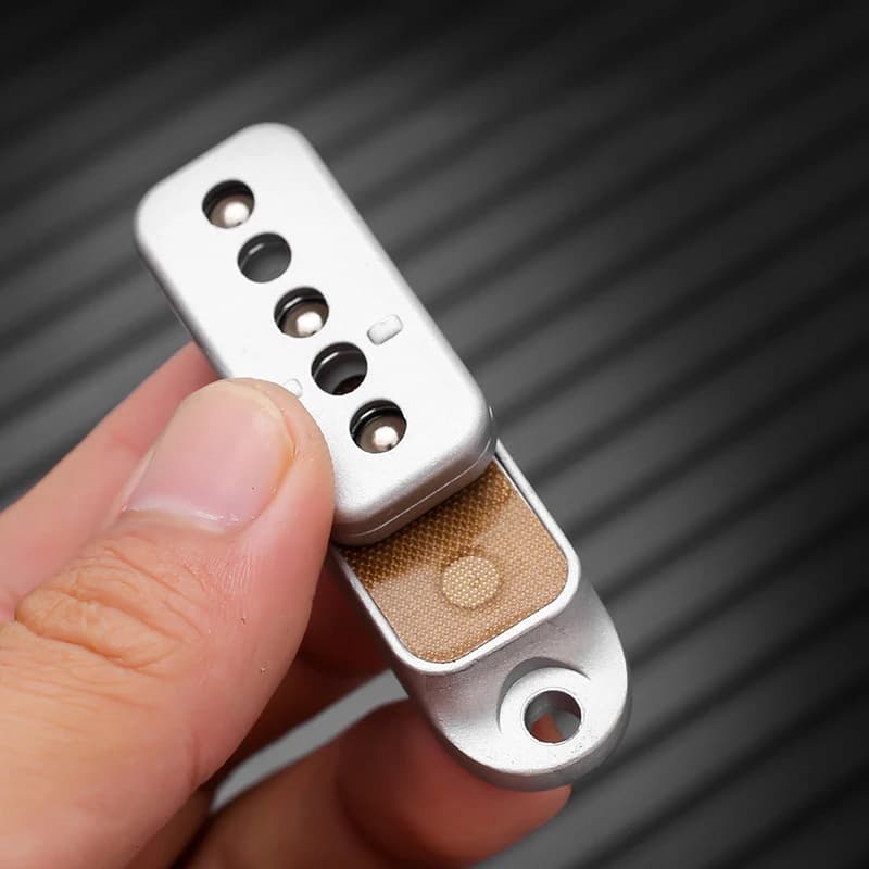 EDC Infinite Push Slider Fidget Stress Relief Magnetic Metal Finger Push Spin Coins Decompression Toys Haptic Sider For Adult
