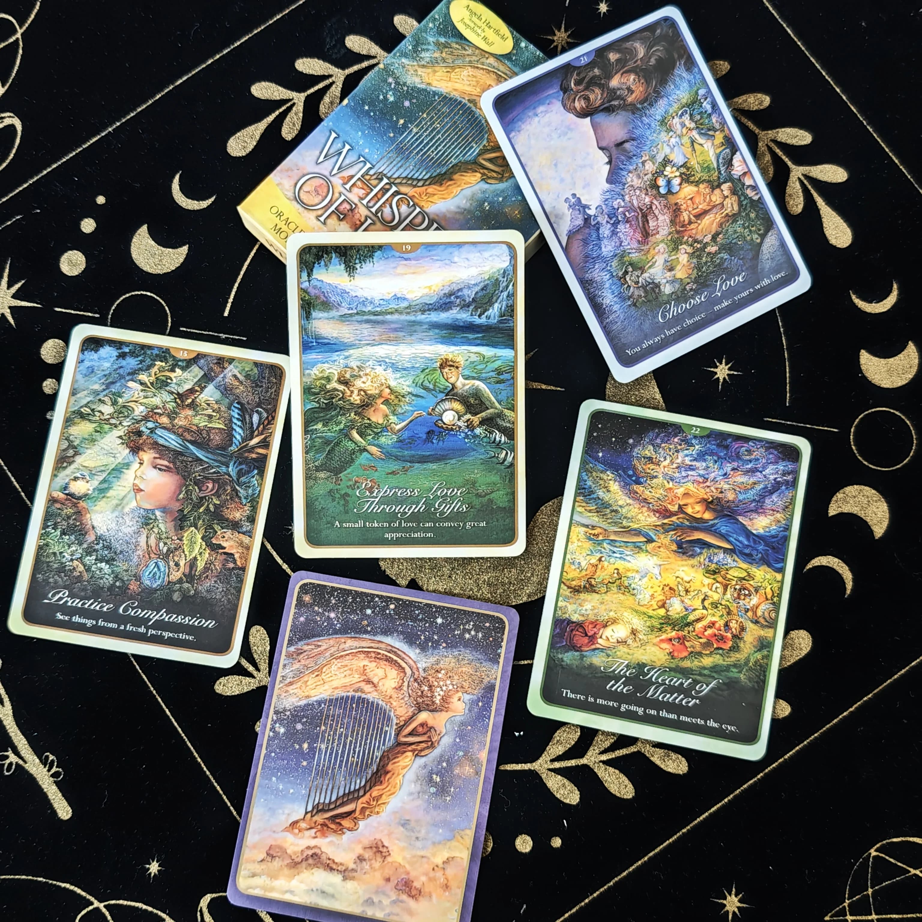 Whispers of Love Oracle Divination Tarot Cards Giochi da tavolo