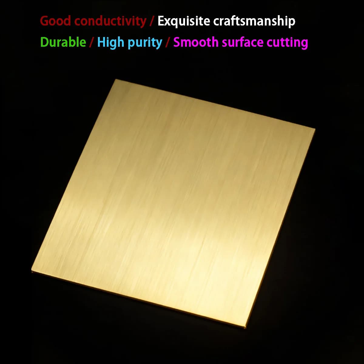 Lastra in ottone H62 - Foglio di ottone, striscia per incisione laser, blocco di rame puro, parti metalliche, lavorazione personalizzata