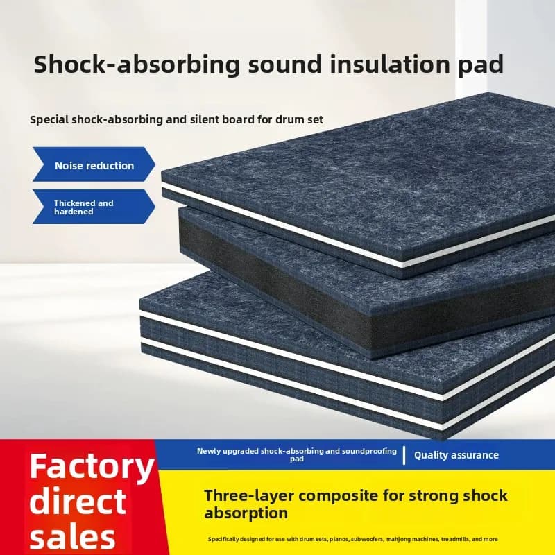 YJQ drum set, muffler shock absorber pad, silent shock-proof pad, muffler floor pressurized pad