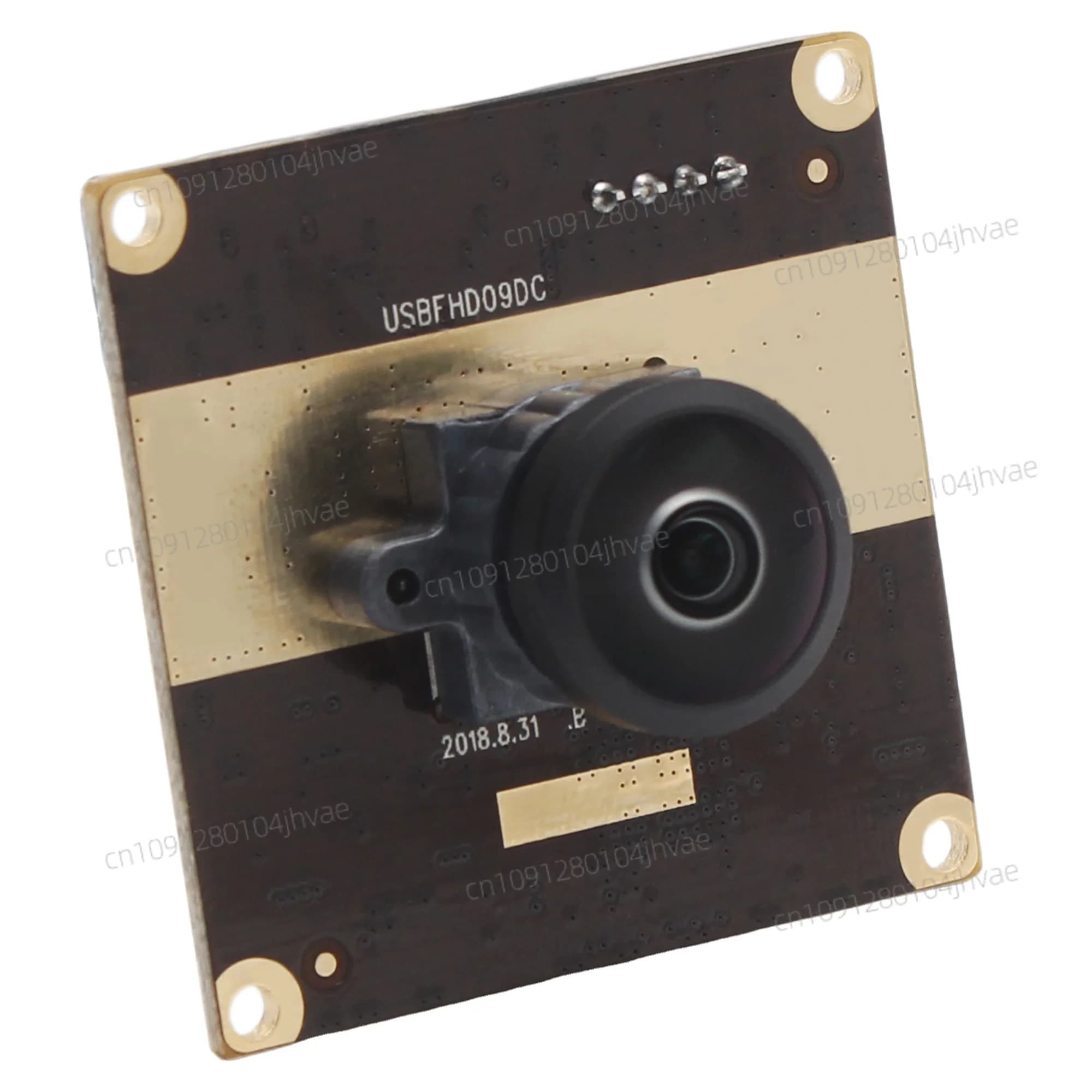 ELP Correzione distorsione Webcam UVC 1080P 30fps FHD Modulo mini telecamera grandangolare da 180 gradi USB Plug Play con meno Fisheye
