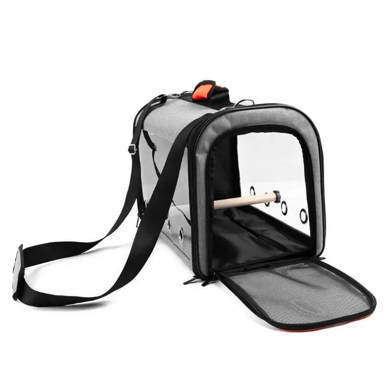 # Borsa da viaggio per uccelli caldi con persico Borsa da trasporto portatile multifunzionale per pappagalli per animali domestici Gabbia da viaggio traspirante per uscire