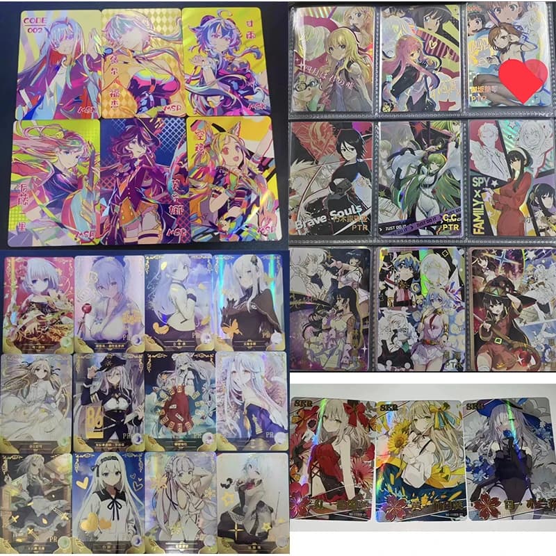 Anime Dea Storia Misaka Mikoto Cc Kuchiki Rukia Megumin Yuuki Asuna Rem 2M11 Set Completo Collezione di Carte Giocattolo Regalo Di Compleanno