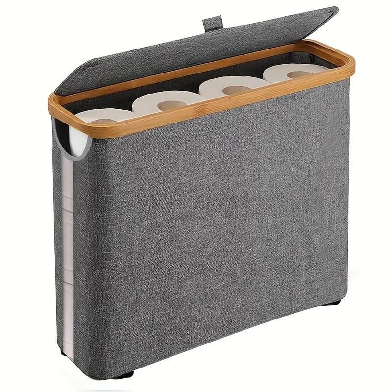 Toilet Paper Storage for Bathroom, Laundry Basket, Ultra-Thin Roll Paper Storage Box for Storing Tissues And Accessories