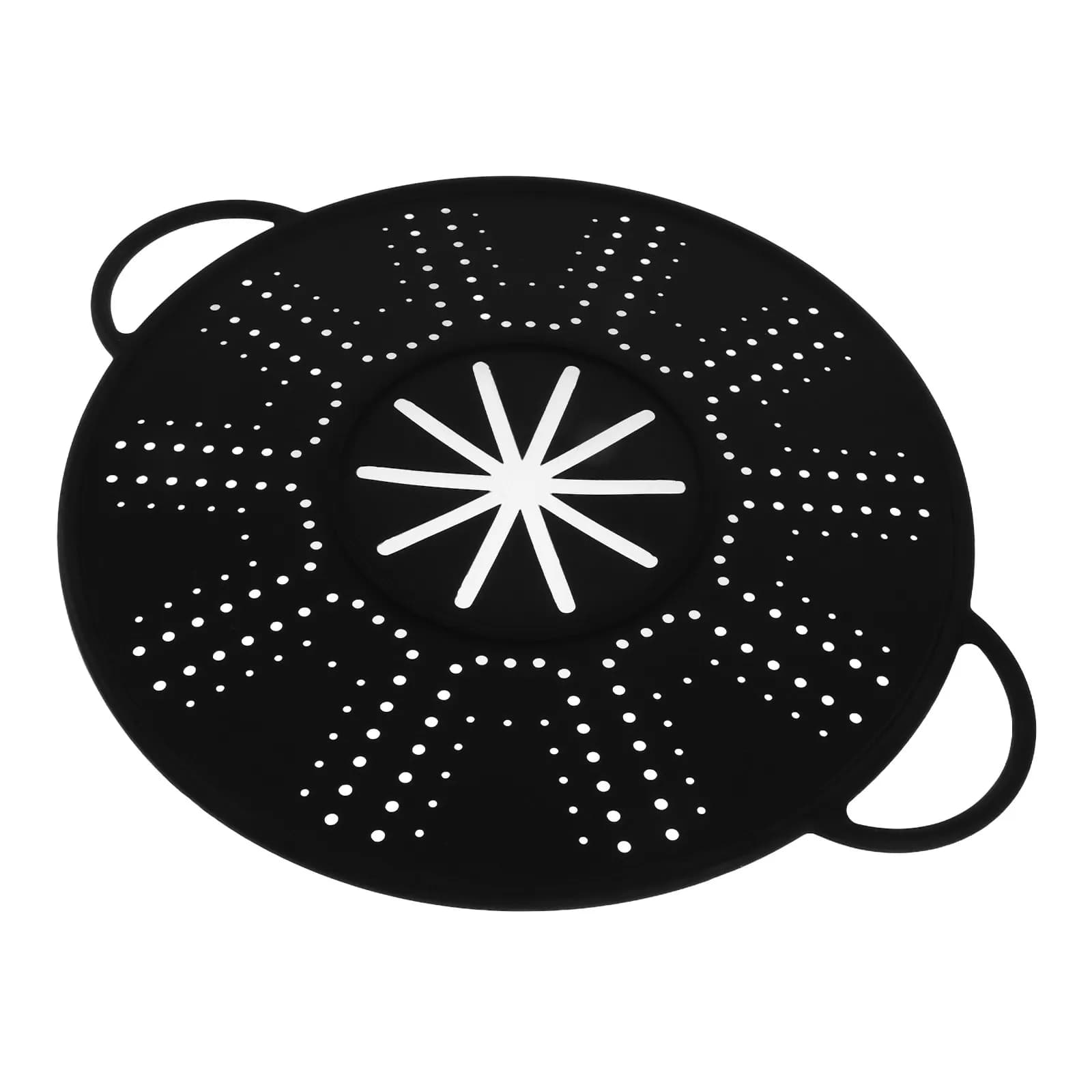 Schermo Antispruzzi in Silicone per Cucinare con Manici Laterali, Protezione per Padella, Copertura Isolante dal Calore, Scudo Antispruzzi per Padella