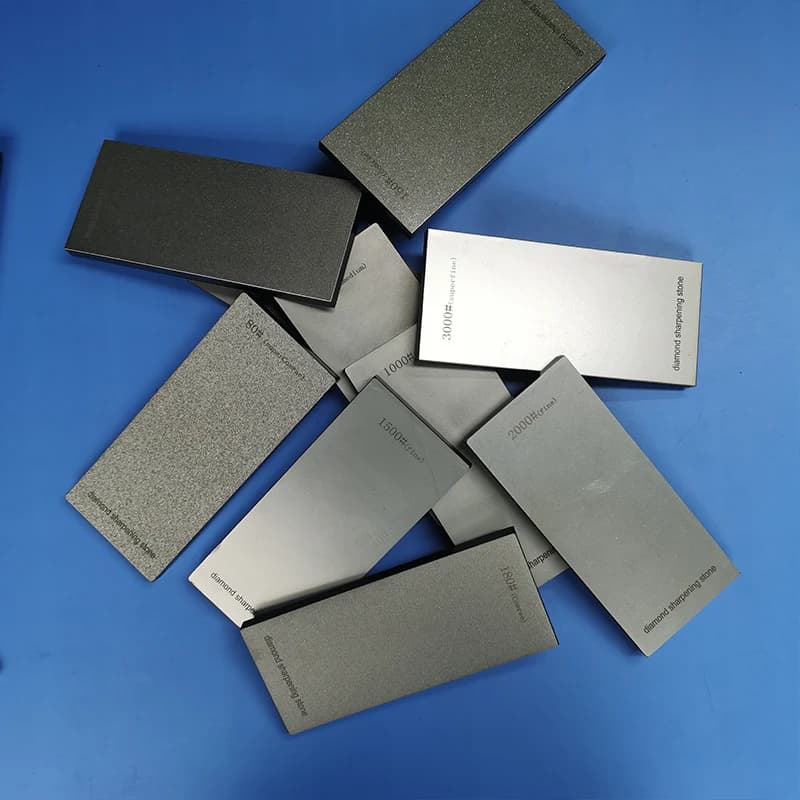 Disco Abrasivo Diamantato 240-1000 Grit con Base Antiscivolo, Lama per Affilare Coltelli da Cucina