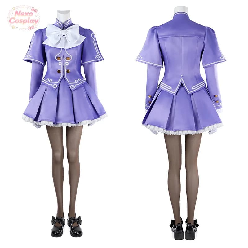 SF6 Ingrid Cosplay Costume Purple Lolita Dress NexoCosplay