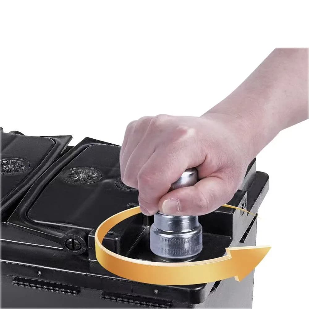 Spazzola per batteria, spazzola metallica, spazzola per batteria a batteria, spazzola per la pulizia della testa della batteria, spazzola per clip della batteria, spazzola per batteria nichelata zincata