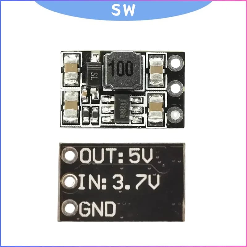 5PCS New DC-DC 3.7V 5V Step Up Tension Regulator Booster Micro Power Module for 1S Brushed FPV Tinywhoop drones DIY Parts