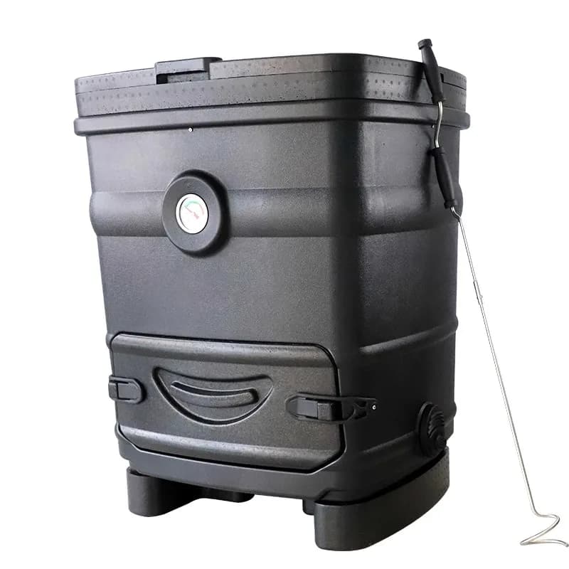 Secchio per compost per fermentazione esterna da cortile di grandi dimensioni aerobico da 260 litri