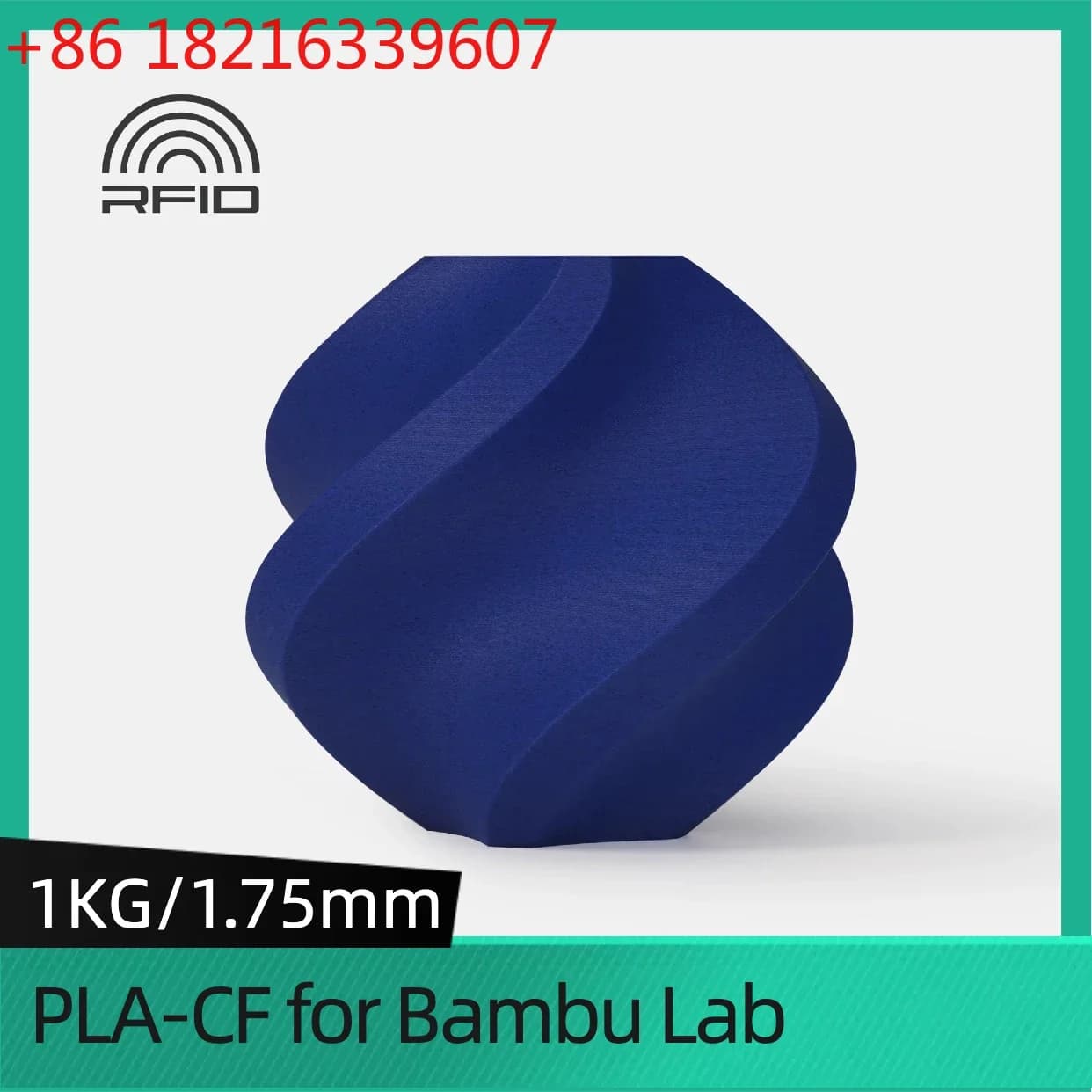 PLA-CF for Bambu Lab PLA with Carbon Fiber Texture AMS & AMS Lite Compatible PLA CF 3D Printer Filaments Carbon Fiber Reinforced
