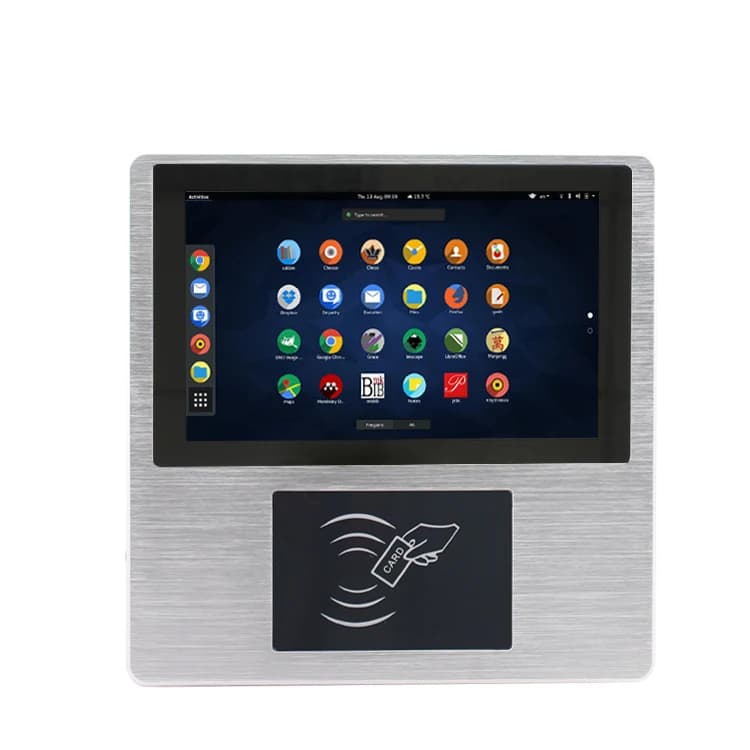 PC Industriale Touch Panel da 7 Pollici IPS con Raspberry Pi, RFID/NFC Integrato