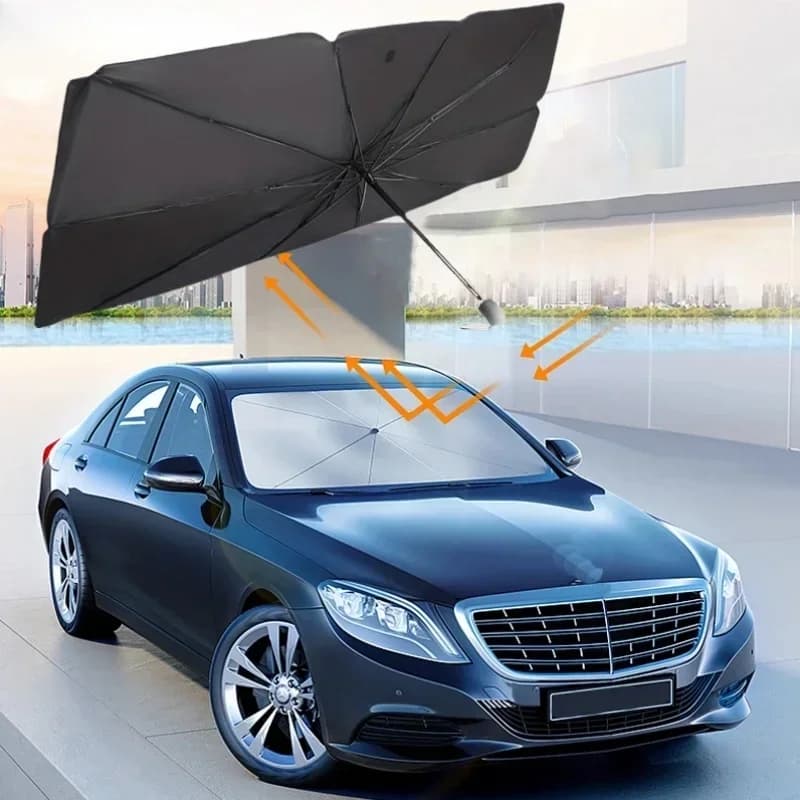 Parasole Pieghevole per Parabrezza Auto, Copertura Anteriore per Protezione dai Raggi UV e dal Calore Solare, Nuovo