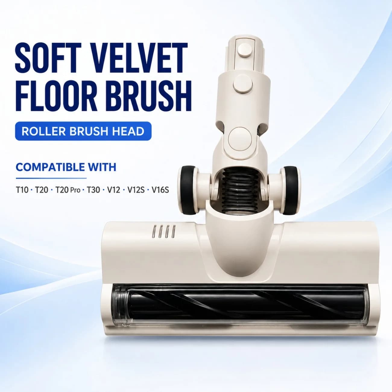 Dreame T20 T30 V12S V16S V12 T10 T20pro roller brush head replacement soft velvet floor brush head vacuum cleaner parts