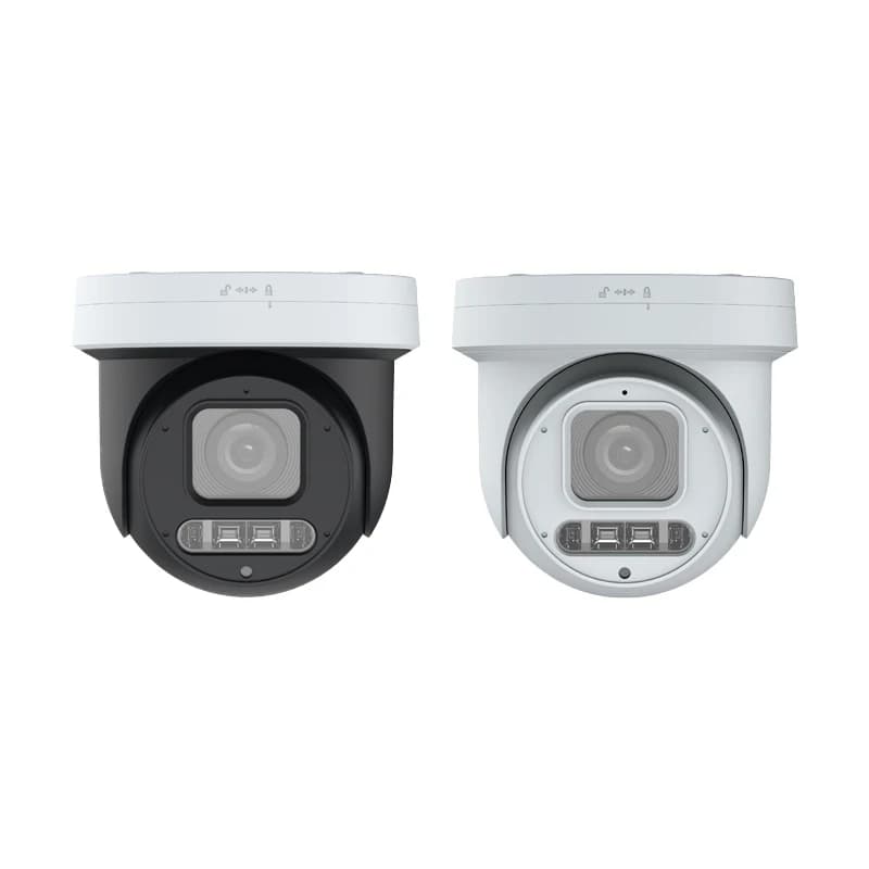 HIK POE NVR Mini Torretta Telecamera IP 5MP/8MP Audio bidirezionale Plug & Play Obiettivo zoom 5X Slot per scheda SD Cupola per visione notturna Videolink