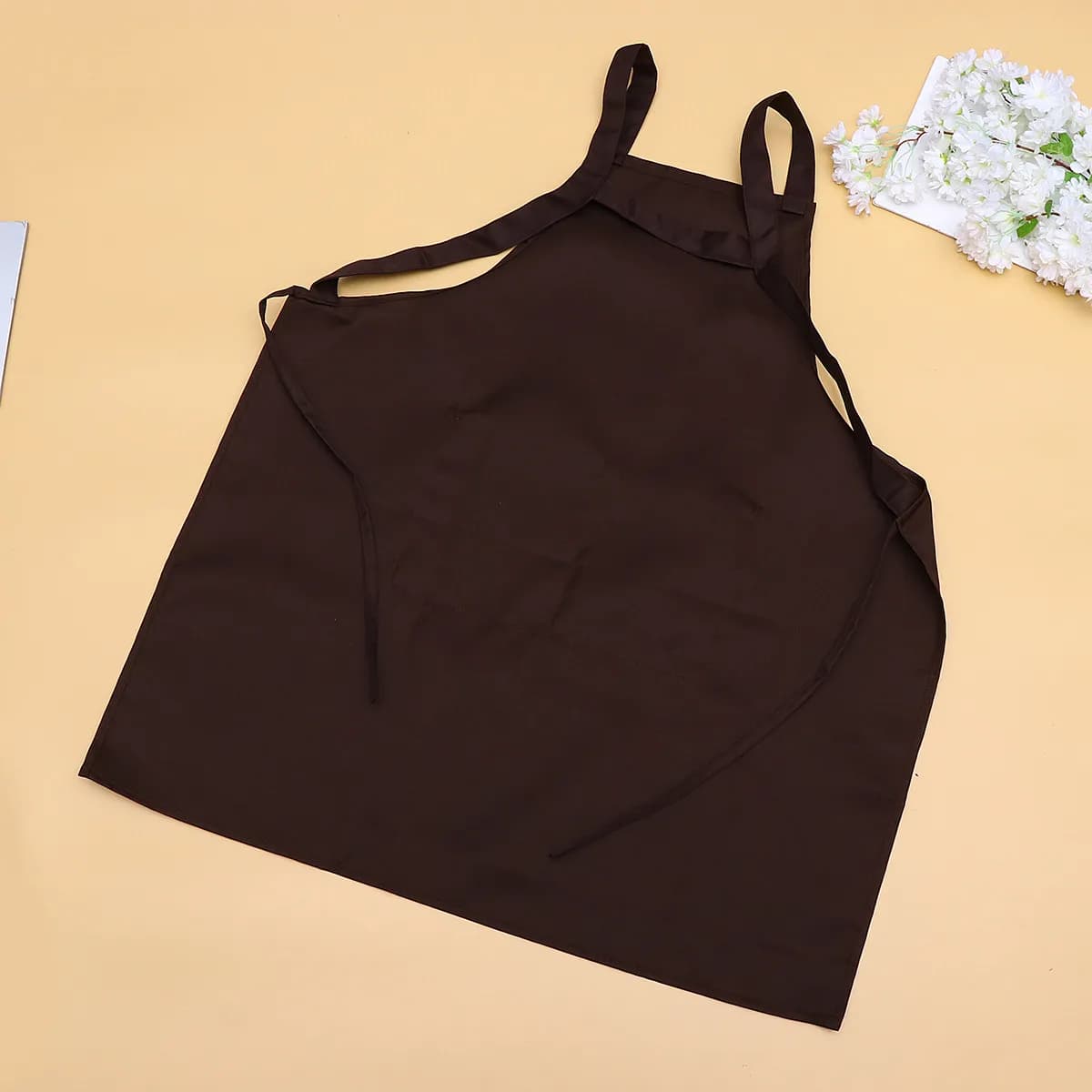 Grembiule Unisex Senza Maniche con Laccio al Collo, Adatto alla Maggior Parte degli Adulti, con Tasca Regolabile in Vita per Ricette, Utensili, Termometro, per Cucina, Cottura e Pasticceria