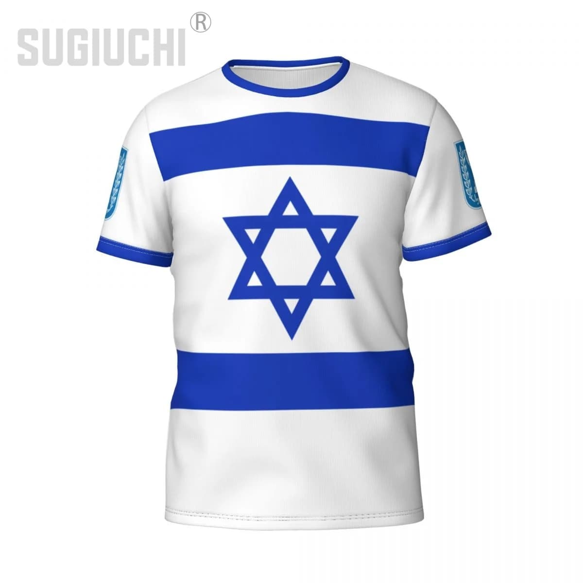 Magliette 3D con nome personalizzato, numero e emblema della bandiera israeliana per uomo e donna, t-shirt per tifosi di calcio, idea regalo.