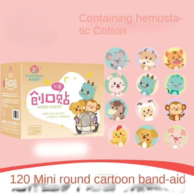 120 pz Cute Cartoon Patch Medica Impermeabile Ferita Bende Adesive Antipolvere Traspirante Primo Cerotto Adesivo per I Bambini