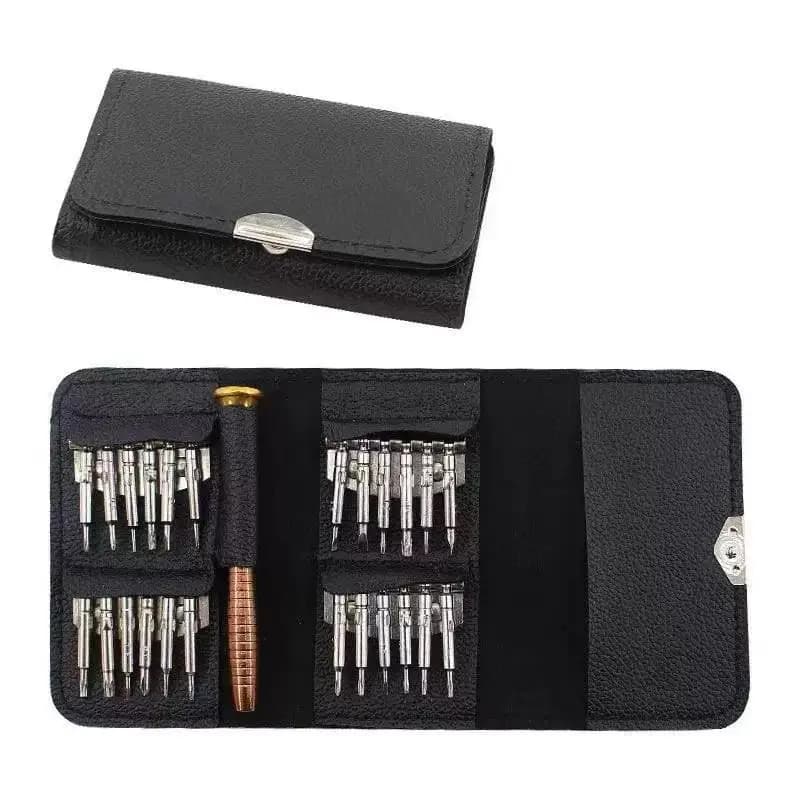 Set di 25 utensili Torx per riparazione elettronica, mini cacciaviti di precisione magnetici 25 in 1 per telefono, fotocamera, orologio, PC