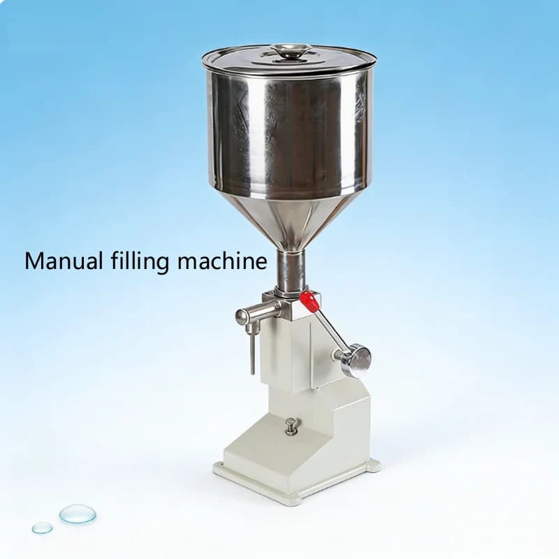Macchina Riempitrice Manuale per Miele, Liquidi, Paste, Creme Cosmetiche, Salse, Burro di Arachidi e Alimenti