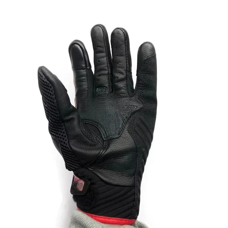 Guanti da moto ventilati e traspiranti con touchscreen, guanti da viaggio per motociclisti con funzione touchscreen.