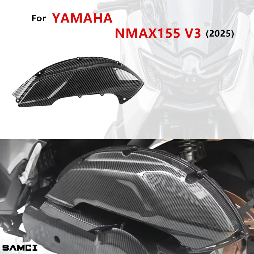 Copertura del filtro dell'aria del motociclo per YAMAHA 2025 NMAX155 Nmax v3 Accessori Copertura del motore Modello in fibra di carbonio