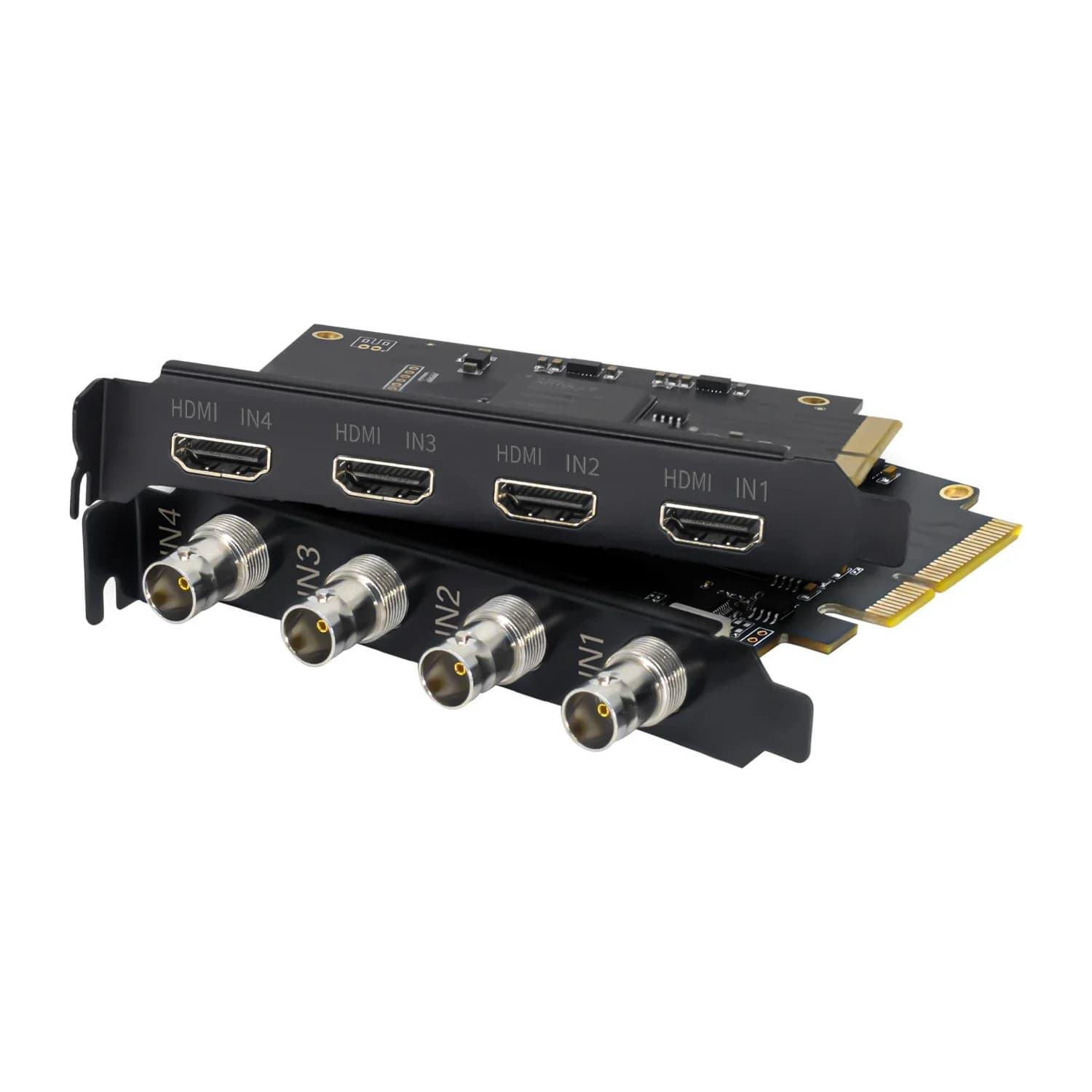 4 Channel SDI PCI-E HD Broadcast Video Capture Card 1080p OBS Vmix Wirecast Streaming for windows for PC Computer Mo ni tor Game