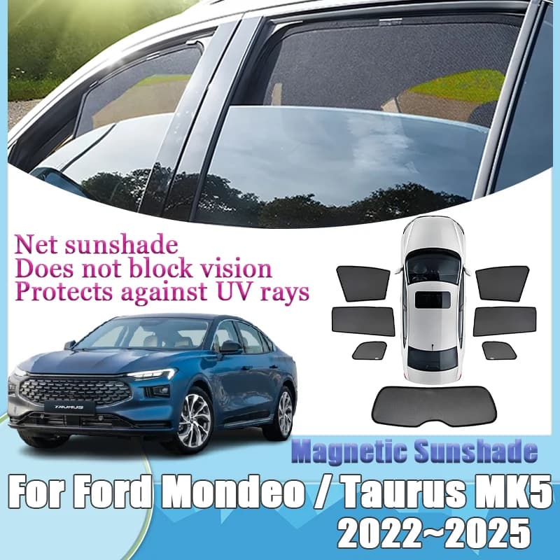 Per Ford Mondeo Taurus MK5 2022-2025 Maglia magnetica Parasole Visiera Tenda Parabrezza Copertura Anti Parasole Strumenti Accessori auto