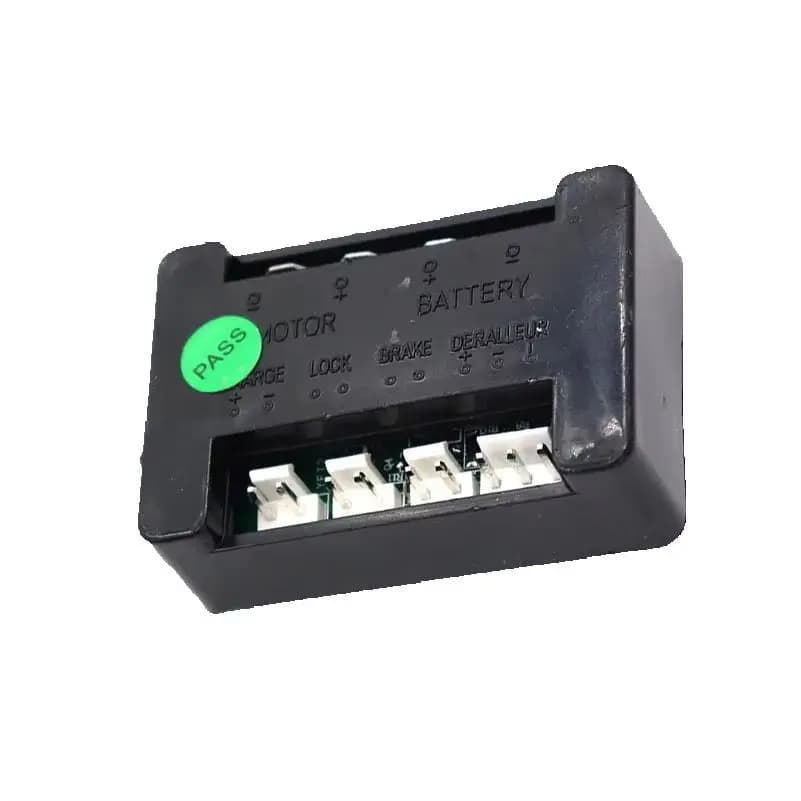 Electric Scooter Controller DC 24V 120W Electric Brush Motor Controller E-Scooter Part with Charge Cable and LED/Switch Cable