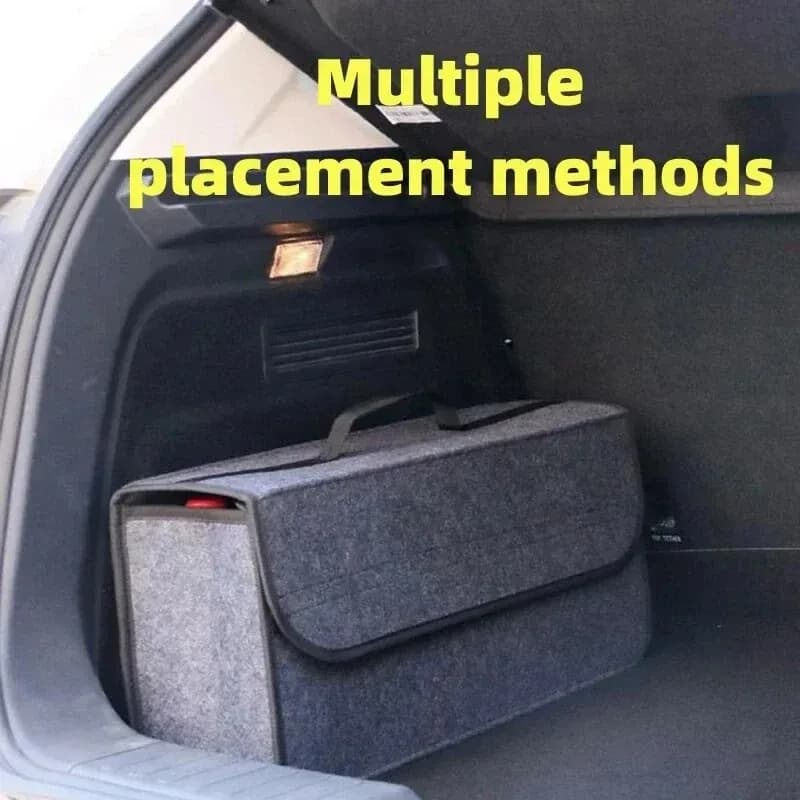 Organizer Soft for Baggage Car, Felt Storage Box, Accessories, Large Anti-slip compartment, Bag Organizer, Car Storage Bag