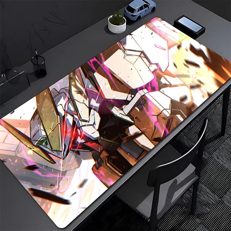 Tappetino per mouse in stile meccanico, accessori per giochi per PC, tappetino per scrivania per computer, tappetino per tastiera antiscivolo, tappetino per tablet M-mechanical Warrior G-gundam
